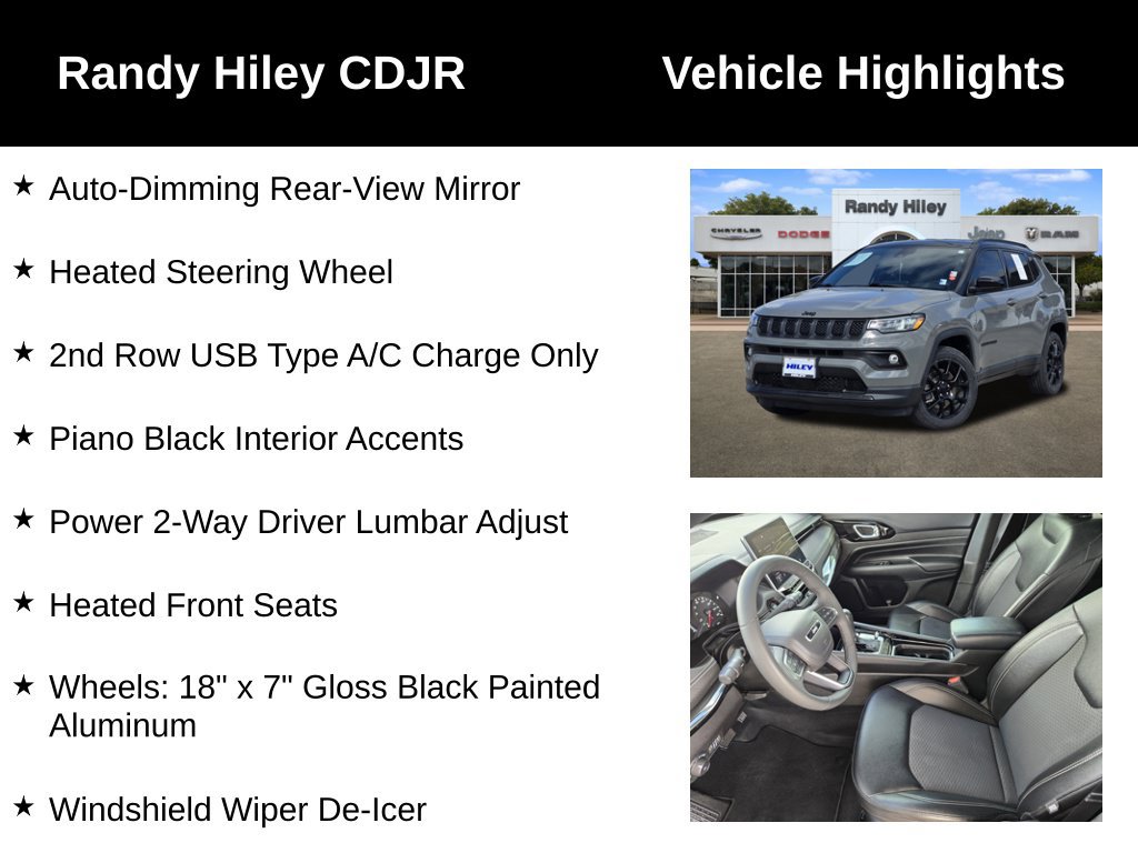 Used 2024 Jeep Compass Latitude w/ Altitude Special Edition AWD/4WD image 15