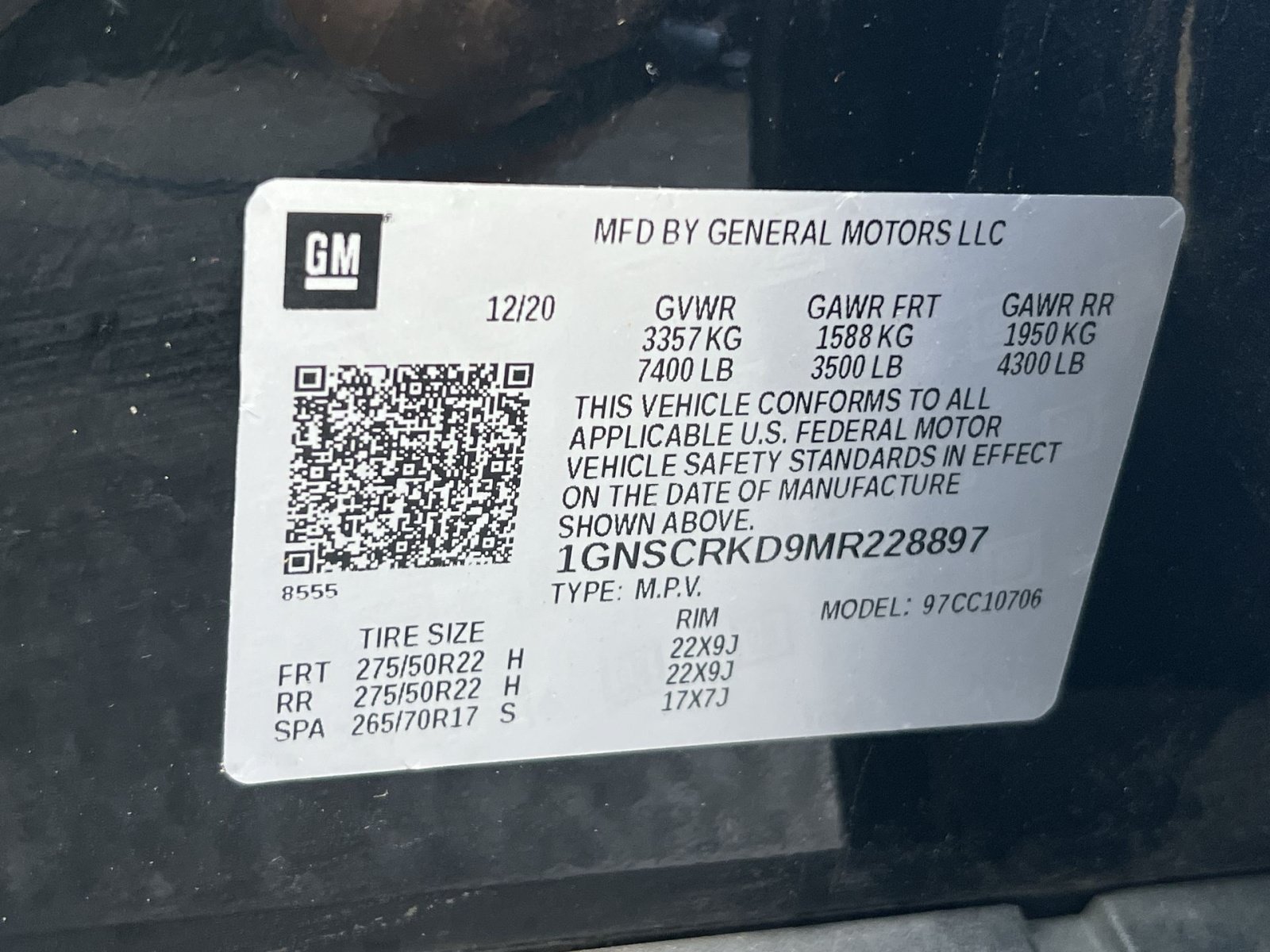 Used 2021 Chevrolet Tahoe RST w/ Luxury Package RWD image 31