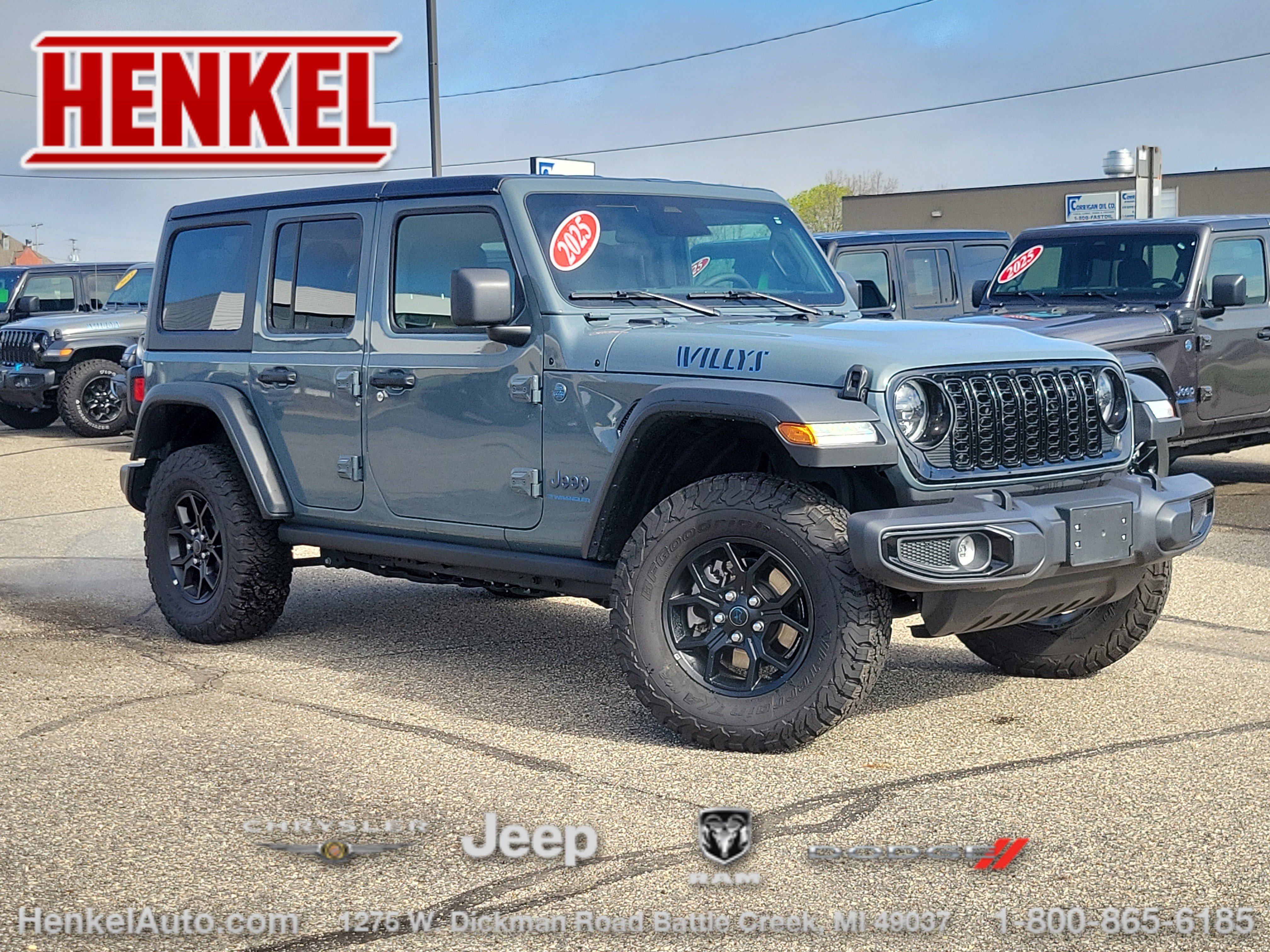 Used 2025 Jeep Wrangler Unlimited Sport S 4xe AWD/4WD image 1