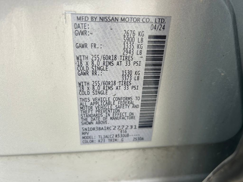 Used 2024 Nissan Pathfinder SV image 10