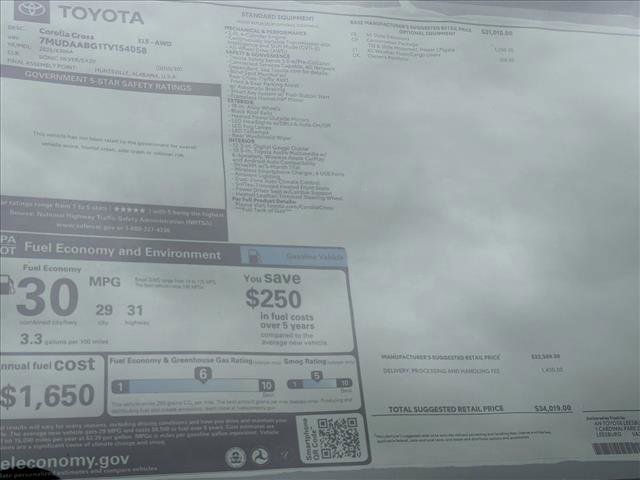 Certified 2026 Toyota Corolla Cross XLE w/ Convenience Package image 25