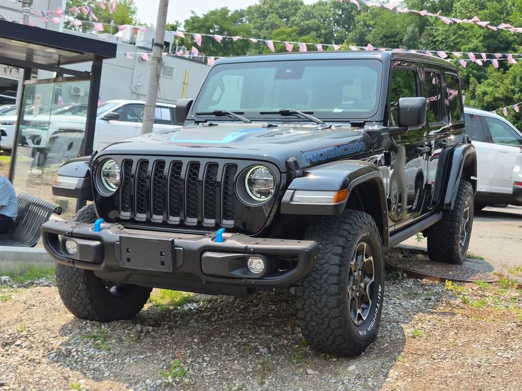Used 2021 Jeep Wrangler Unlimited Rubicon 4xe w/ Steel Bumper Group AWD/4WD image 1