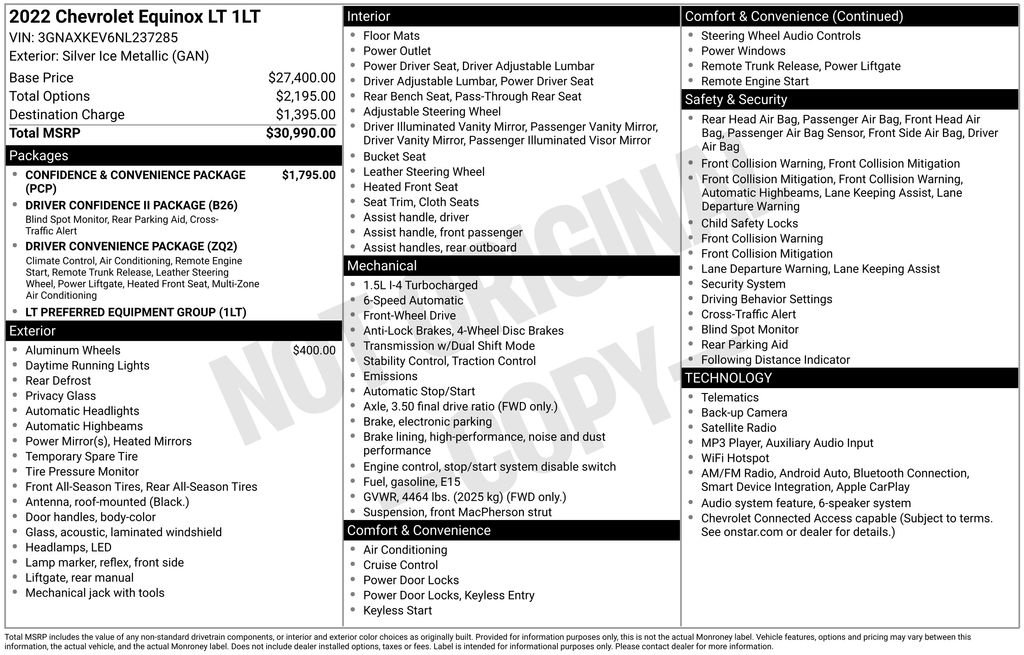 Used 2022 Chevrolet Equinox LT FWD image 12