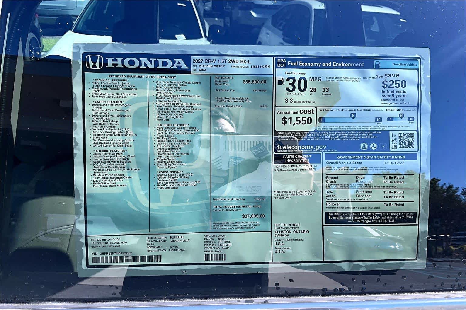 New 2027 Honda CR-V EX-L image 18