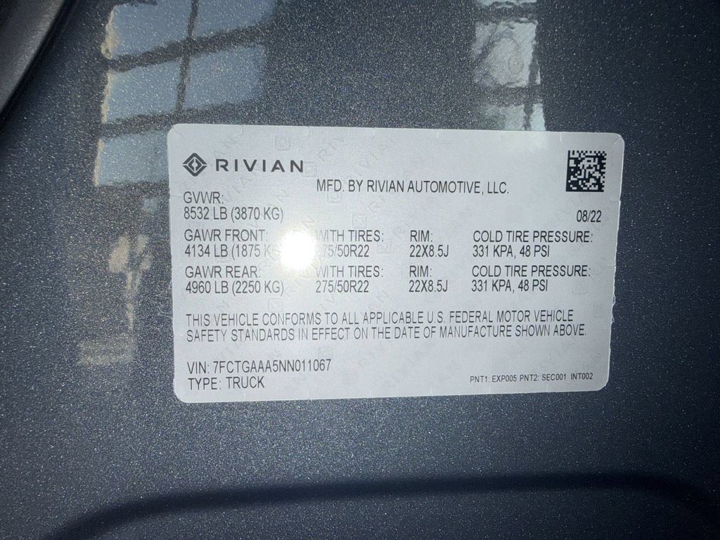 Used 2022 Rivian R1T Adventure AWD/4WD image 30