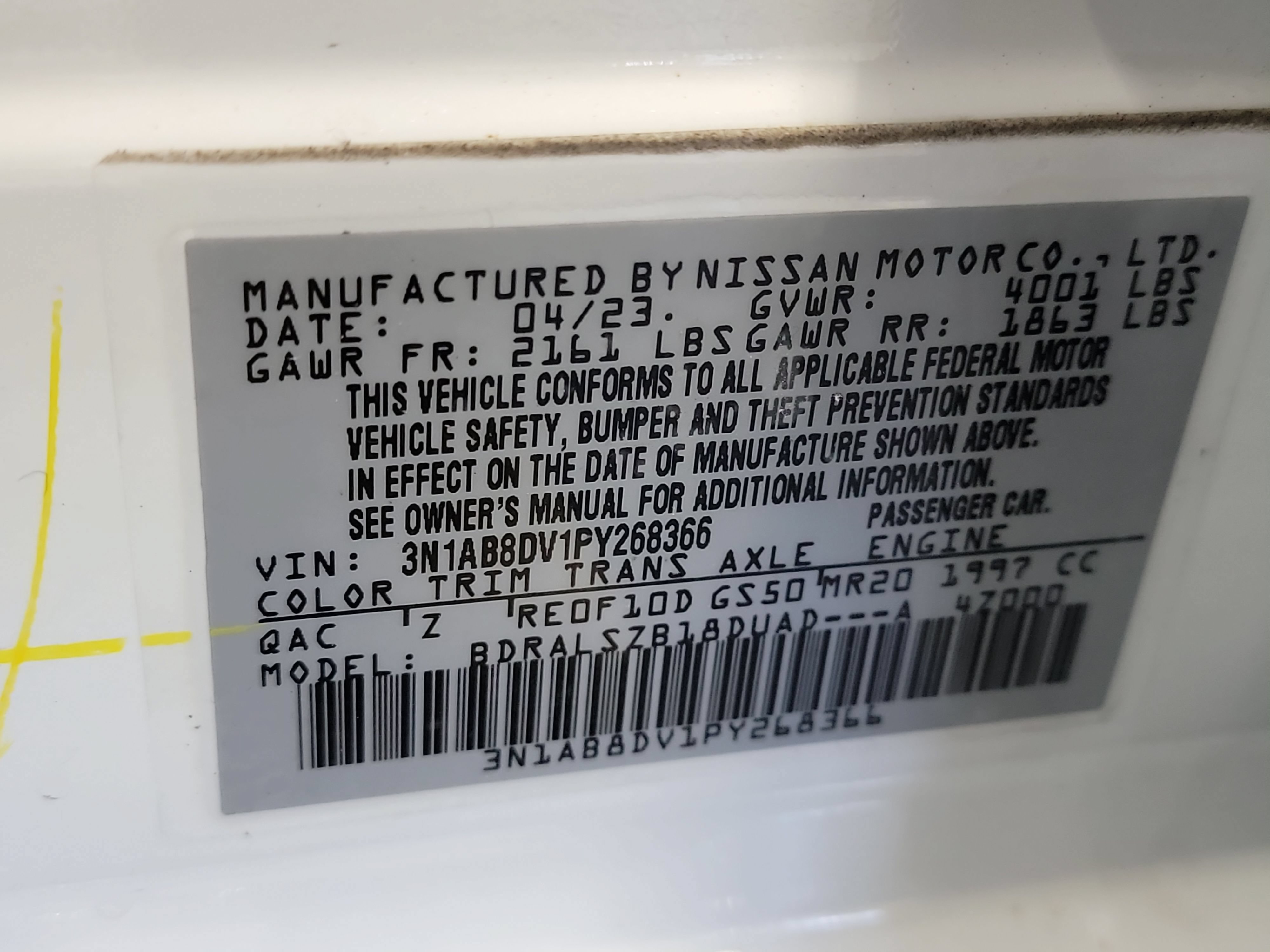 Used 2023 Nissan Sentra SR w/ SR Premium Package FWD image 33