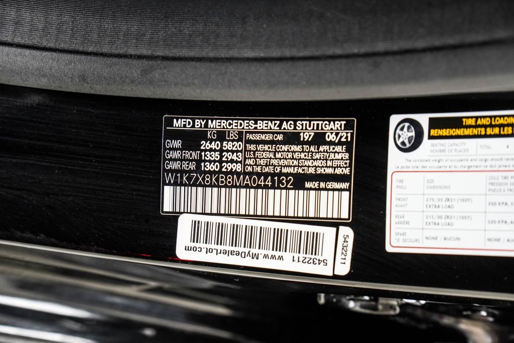 Used 2021 Mercedes-Benz AMG GT 63 S w/ Driver Assistance Package image 46