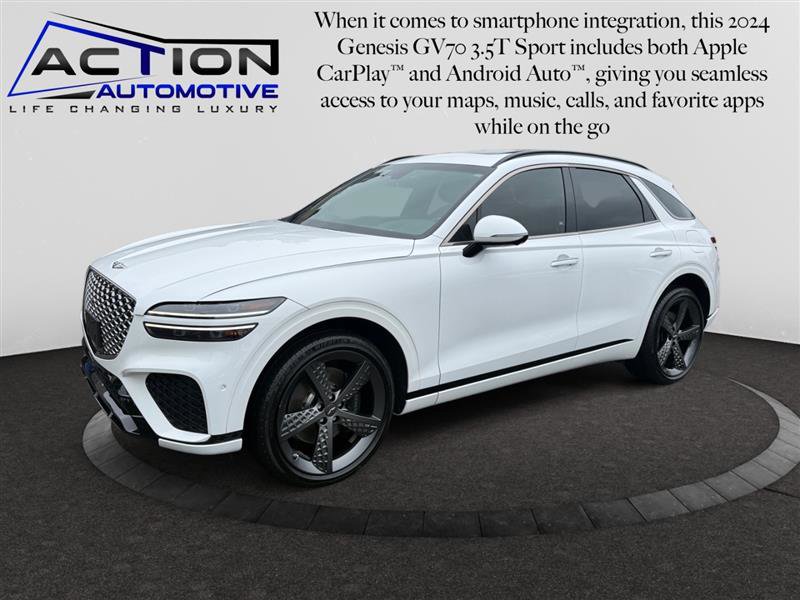 Used 2024 Genesis GV70 3.5T Sport w/ Sport Prestige Package AWD/4WD image 4