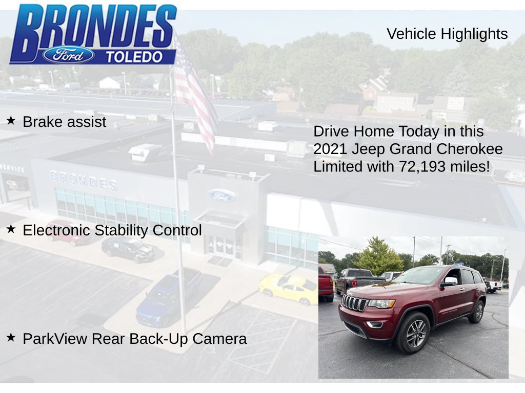 Used 2021 Jeep Grand Cherokee Limited w/ Sun & Sound Group AWD/4WD image 16