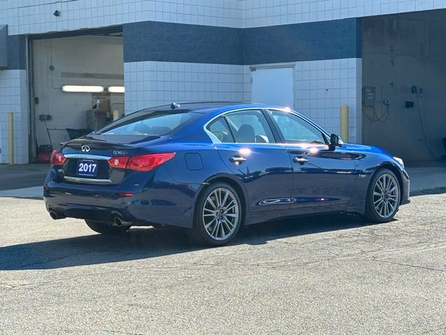 Used 2017 INFINITI Q50 Red Sport 400 AWD/4WD image 3
