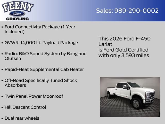 Used 2026 Ford F450 Lariat w/ Lariat Ultimate Package image 18