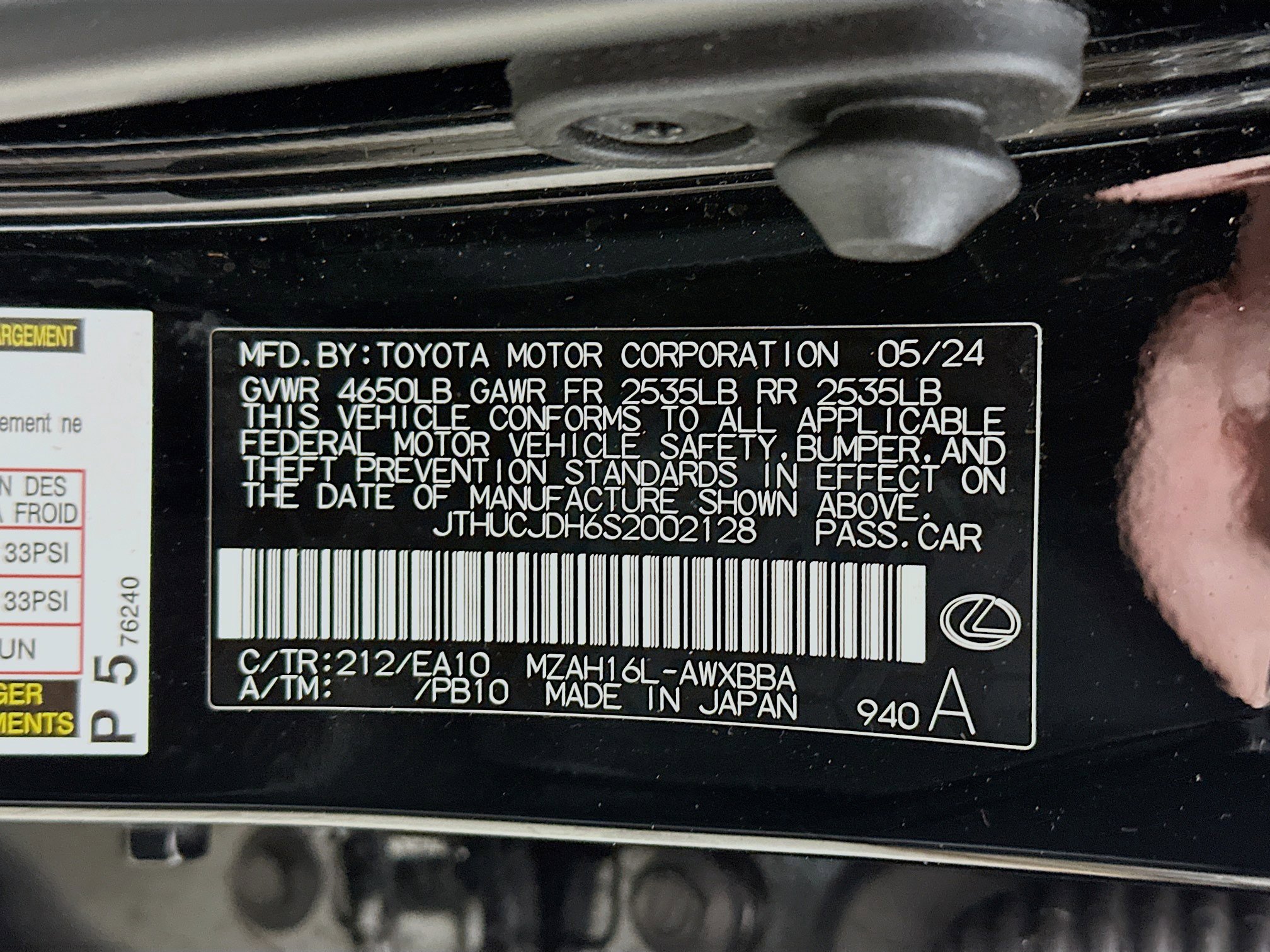 Used 2025 Lexus UX 300h AWD w/ Accessory Package (Z1) image 30