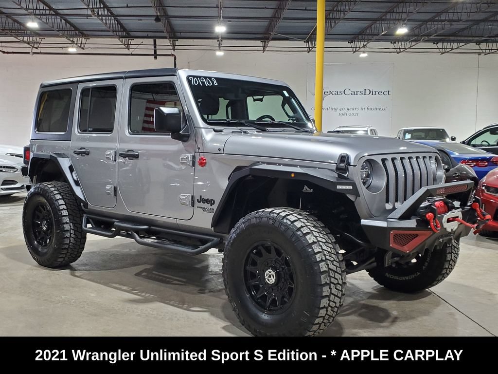 Used 2021 Jeep Wrangler Unlimited Sport AWD/4WD image 3