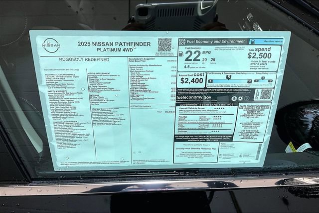 New 2025 Nissan Pathfinder Platinum w/ Lighting Package (N93) image 41