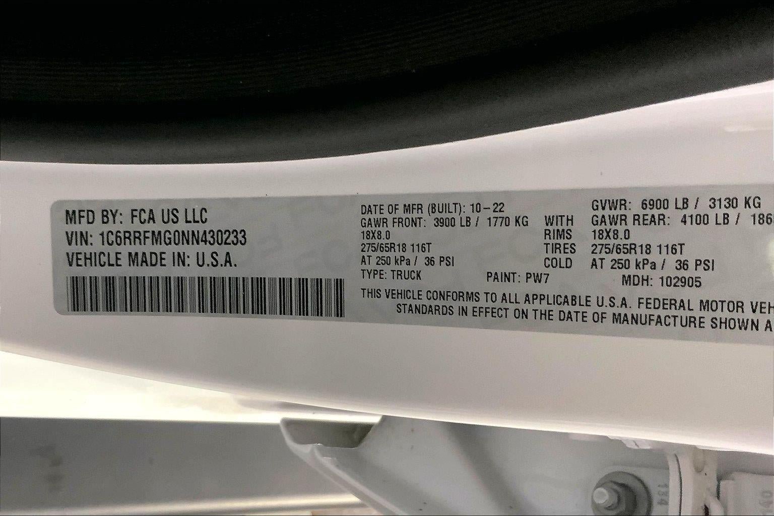 Used 2022 RAM 1500 Big Horn w/ Trailer Tow Group AWD/4WD image 30