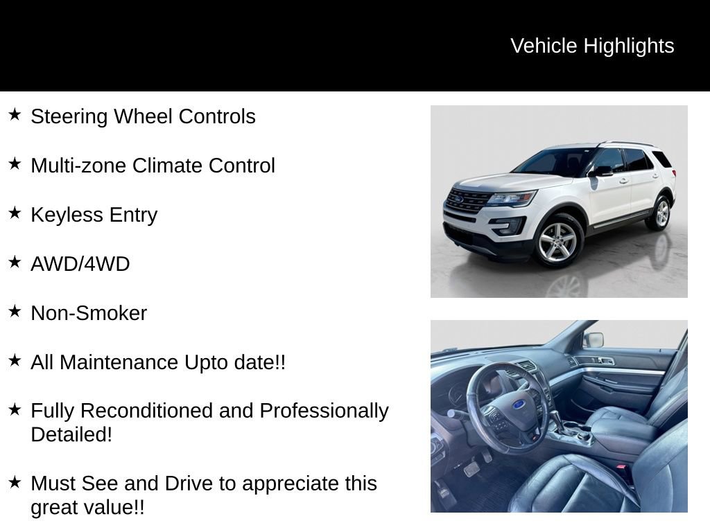 Used 2017 Ford Explorer XLT w/ Equipment Group 202A image 21