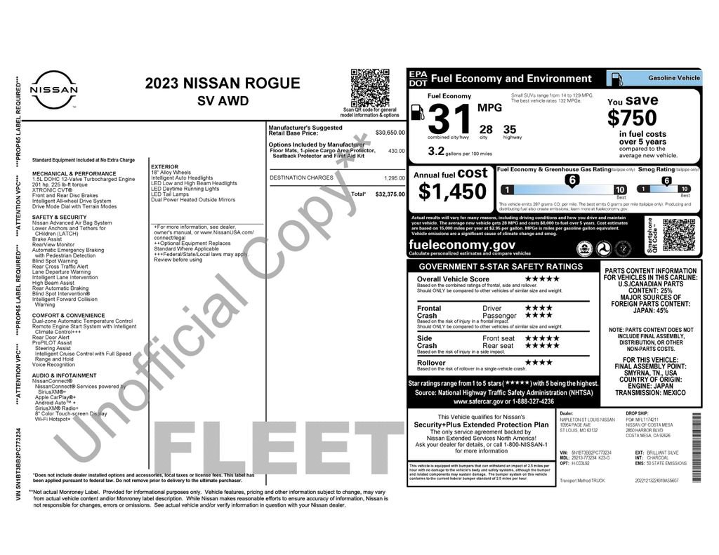 Used 2023 Nissan Rogue SV AWD/4WD image 39