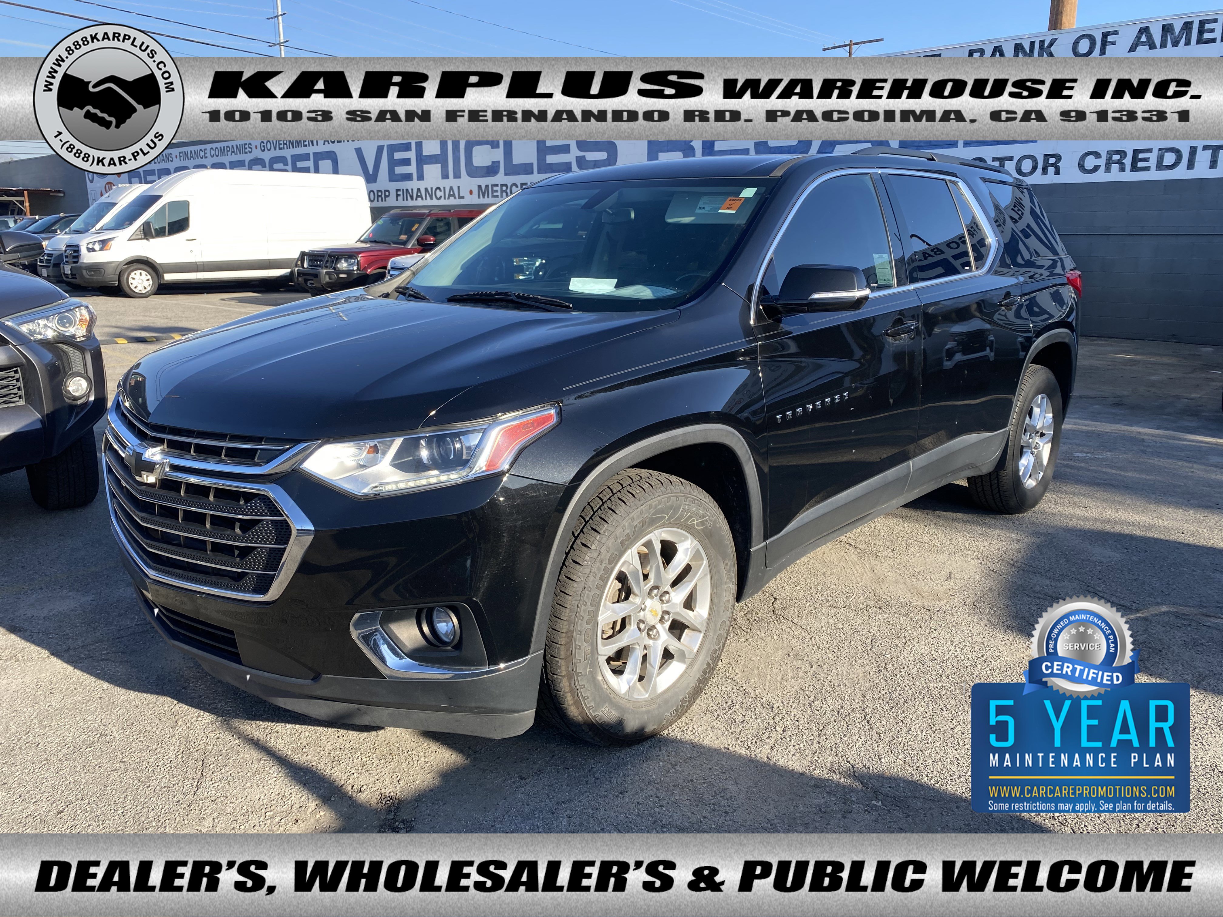 Used 2019 Chevrolet Traverse LT