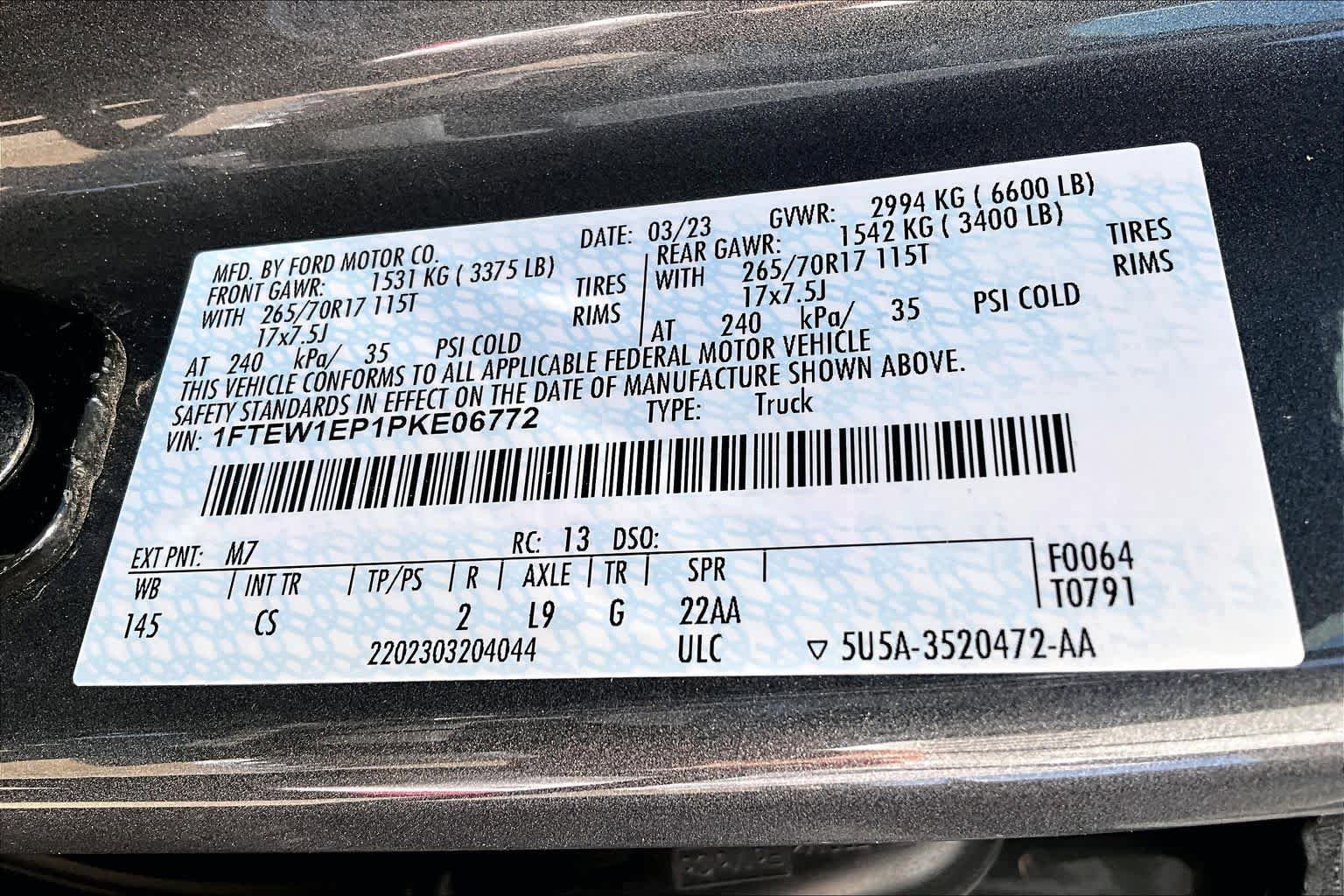 Used 2023 Ford F150 XL w/ XL Chrome Appearance Package AWD/4WD image 33