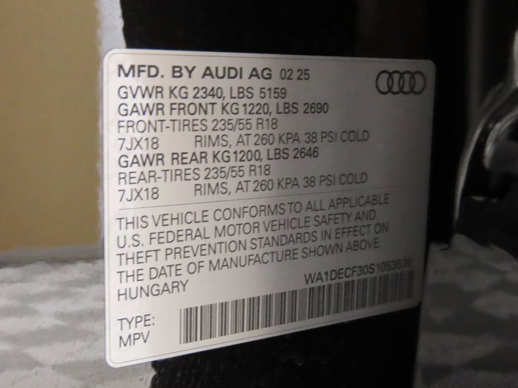 Certified 2025 Audi Q3 2.0T Premium w/ Convenience Package image 35