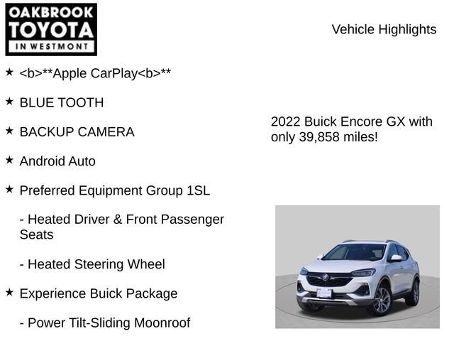 Used 2022 Buick Encore GX Essence w/ Experience Buick Package AWD/4WD image 5