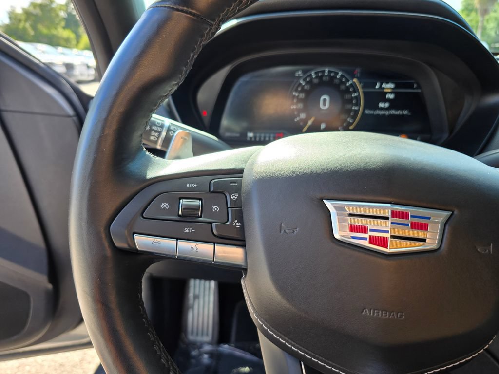 Used 2022 Cadillac CT4 V w/ Technology Package RWD image 20