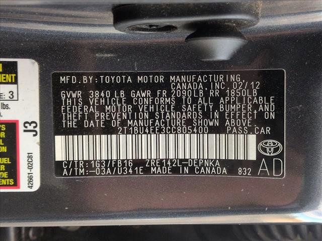 Used 2012 Toyota Corolla LE image 23