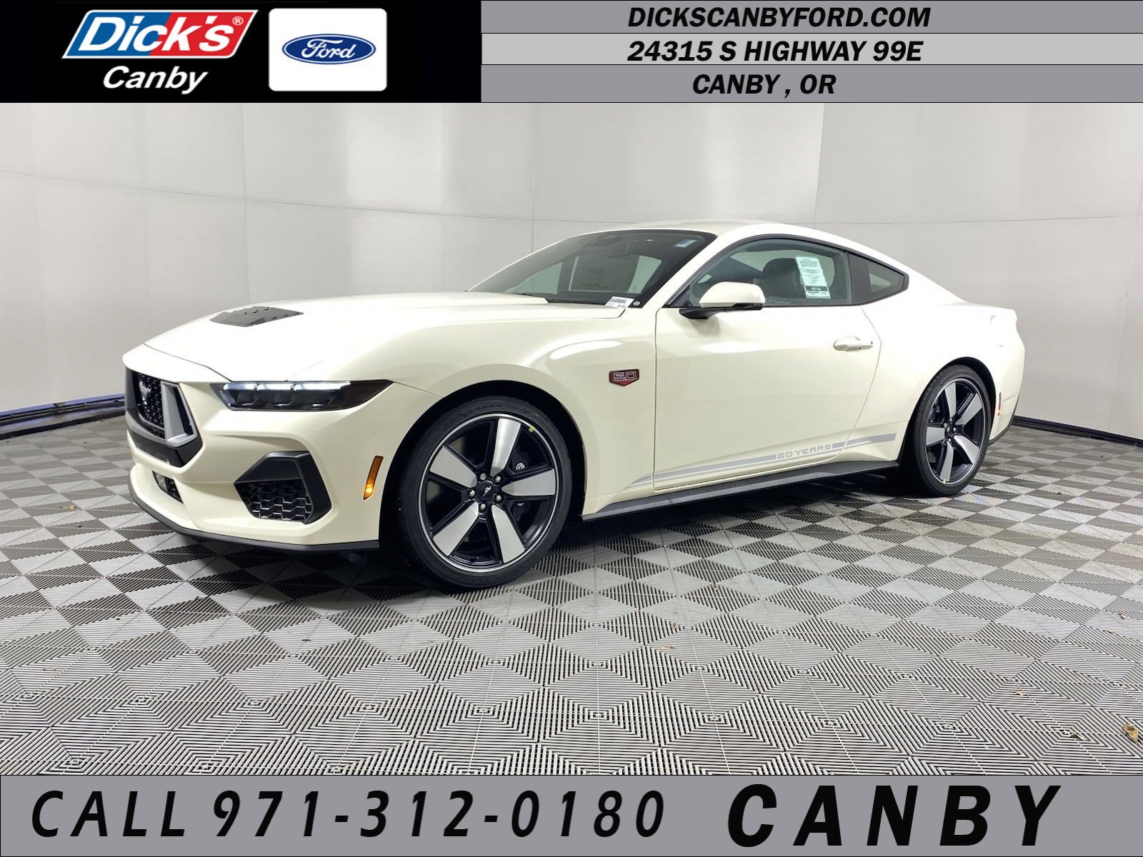 New 2025 Ford Mustang GT Premium w/ 60th Anniversary Package