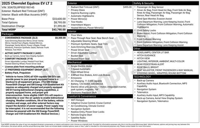 Used 2025 Chevrolet Equinox EV LT w/ Convenience Package FWD image 11