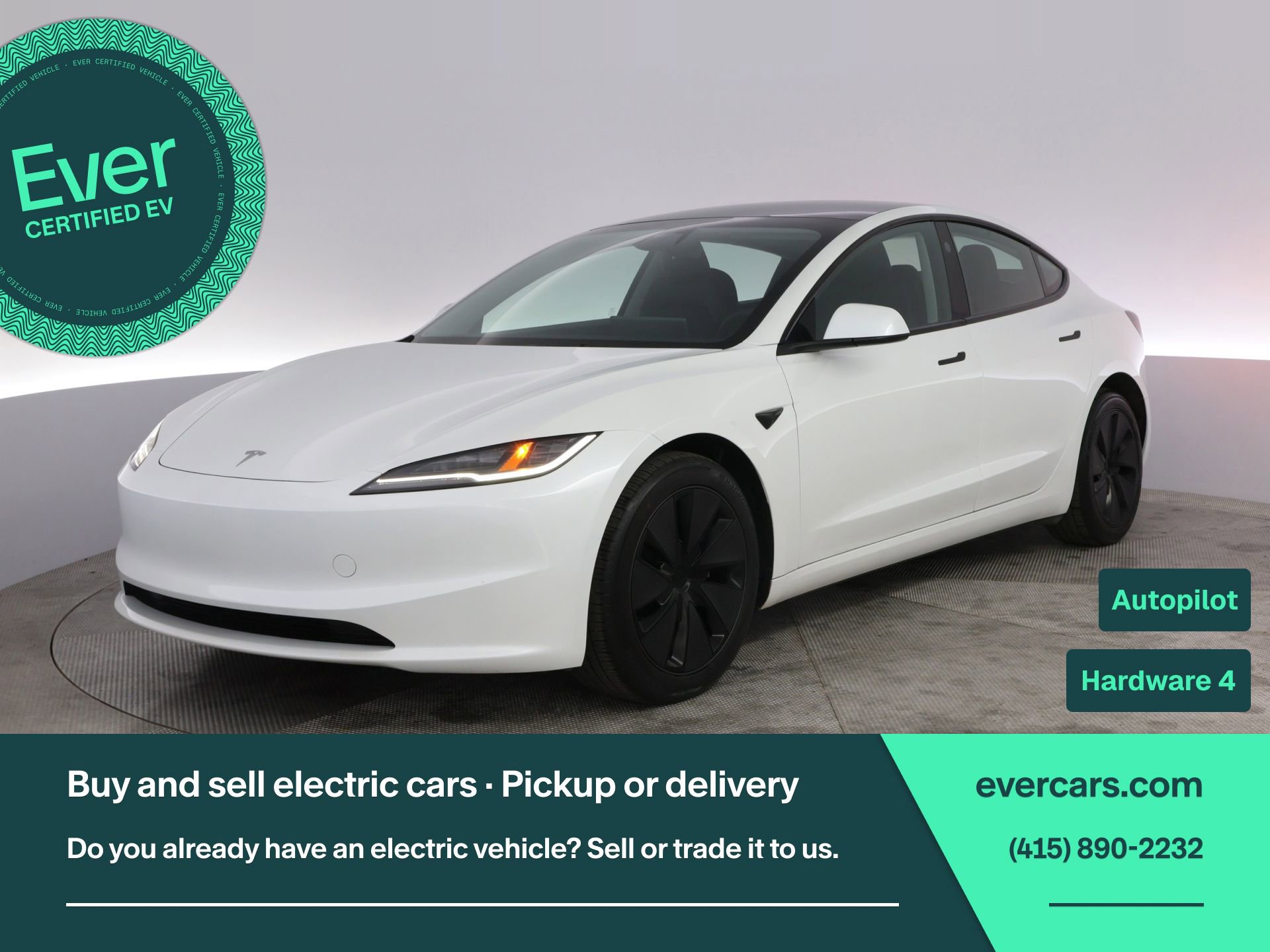 Used 2025 Tesla Model 3 Long Range AWD/4WD image 1