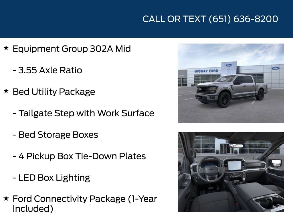 New 2026 Ford F150 XLT w/ Equipment Group 302A MID image 25