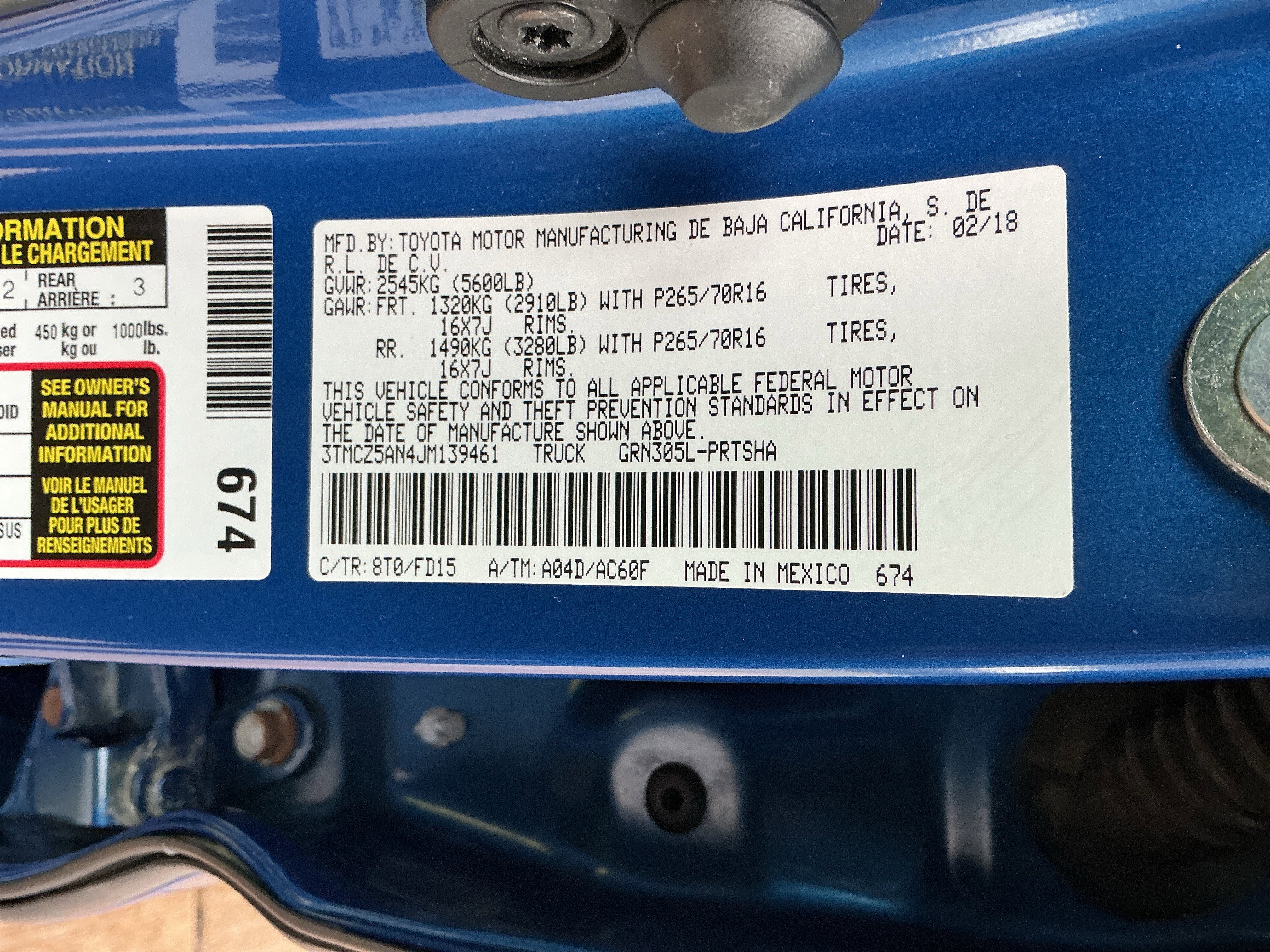 Used 2018 Toyota Tacoma TRD Off-Road image 25