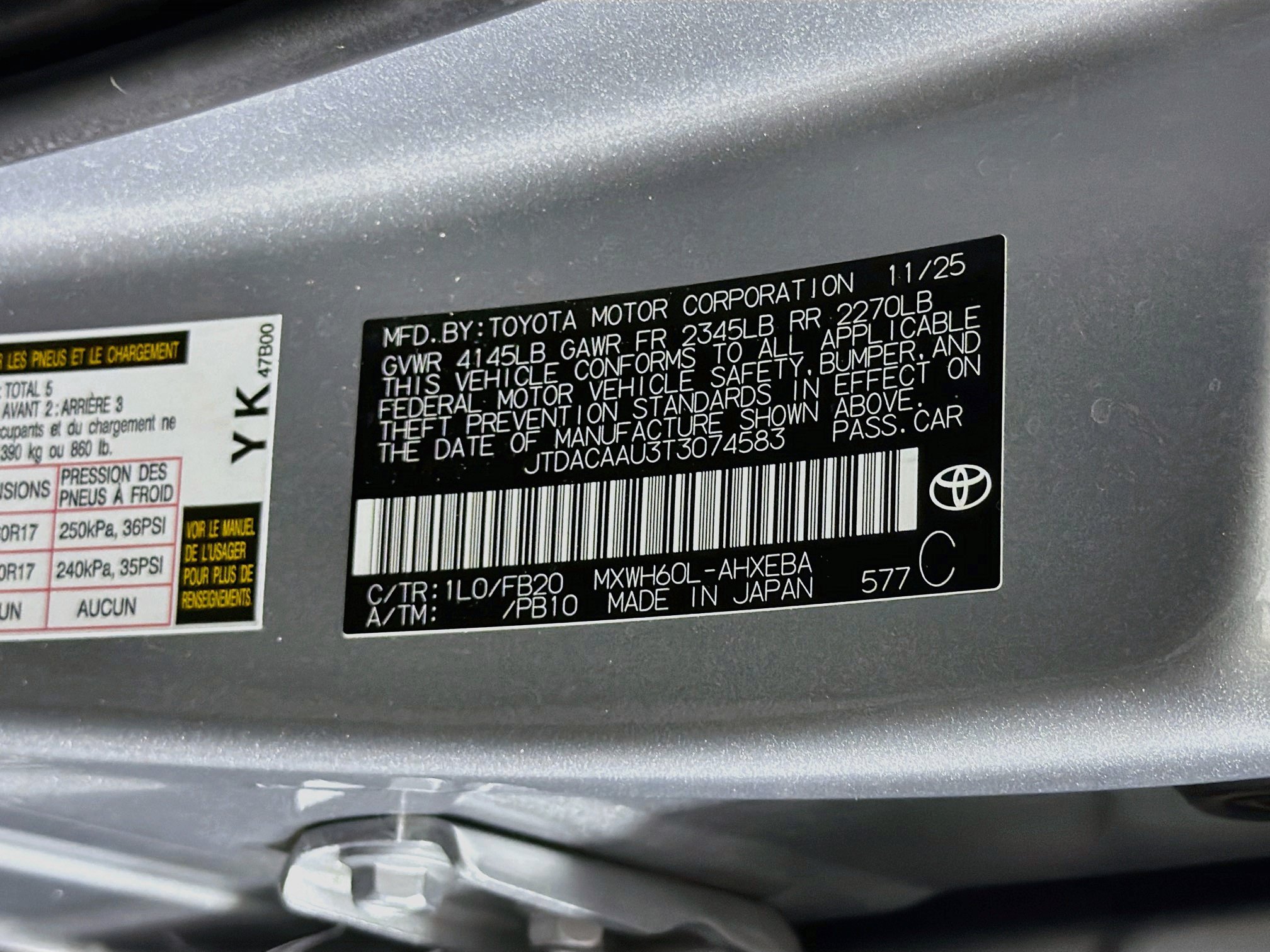 Used 2026 Toyota Prius LE FWD image 12