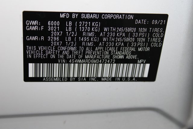 Used 2021 Subaru Ascent Touring image 38