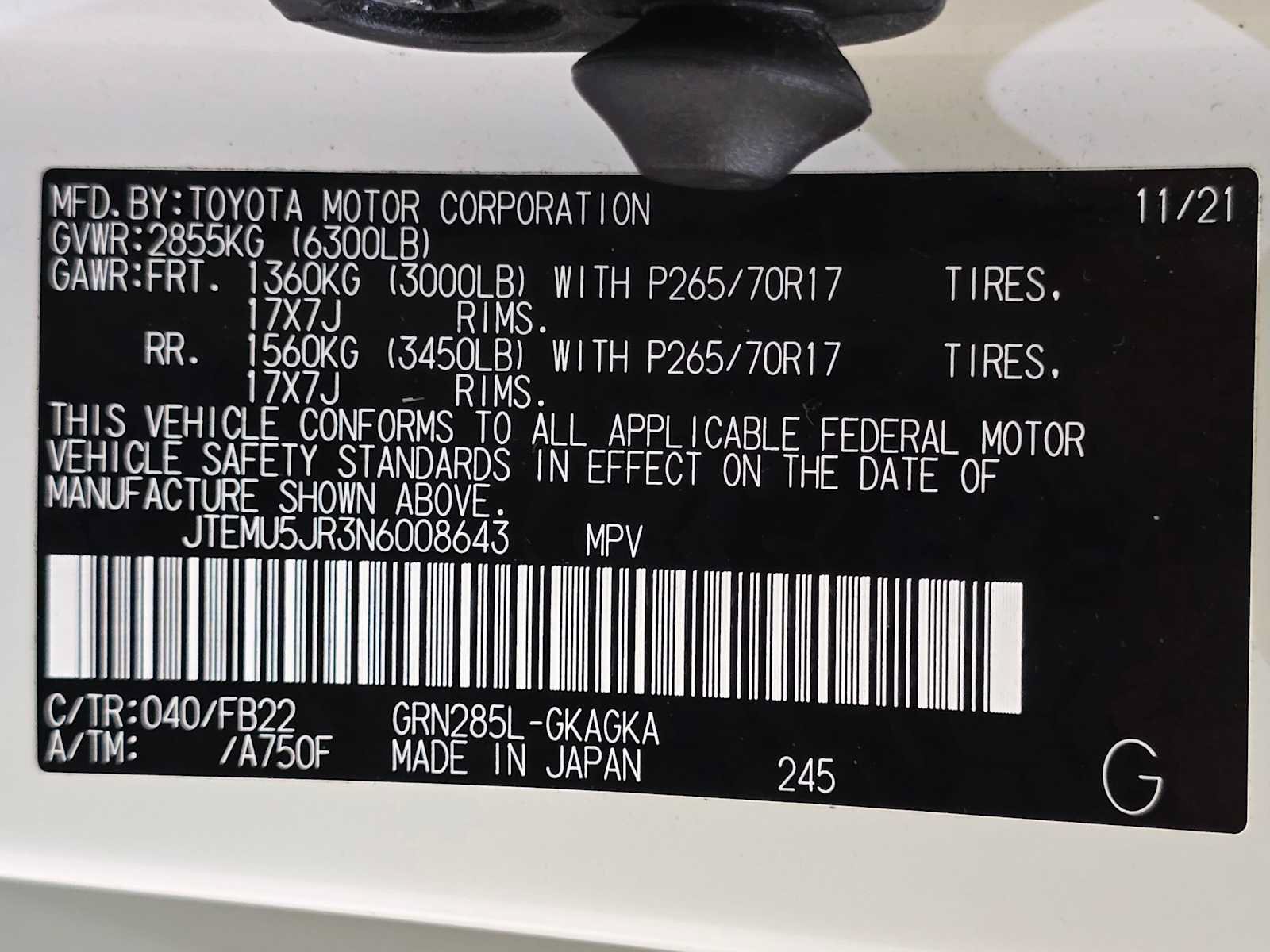 Certified 2022 Toyota 4Runner SR5 AWD/4WD image 30