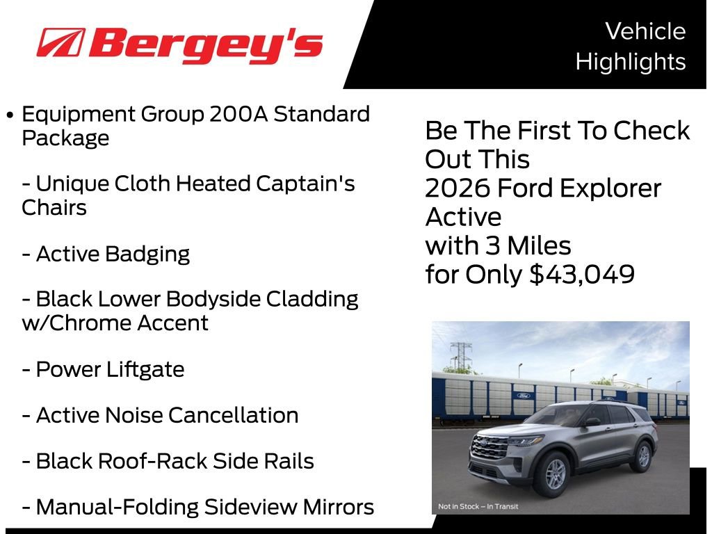 New 2026 Ford Explorer Active image 5
