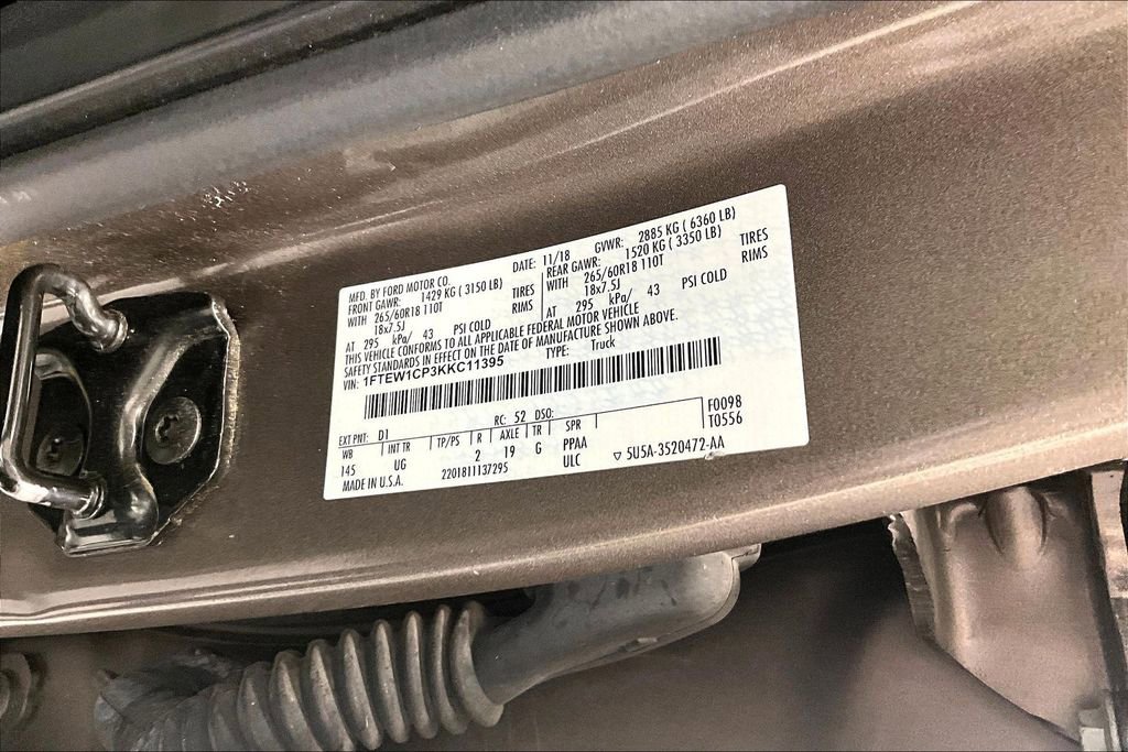 Used 2019 Ford F150 XLT w/ Equipment Group 302A Luxury image 31