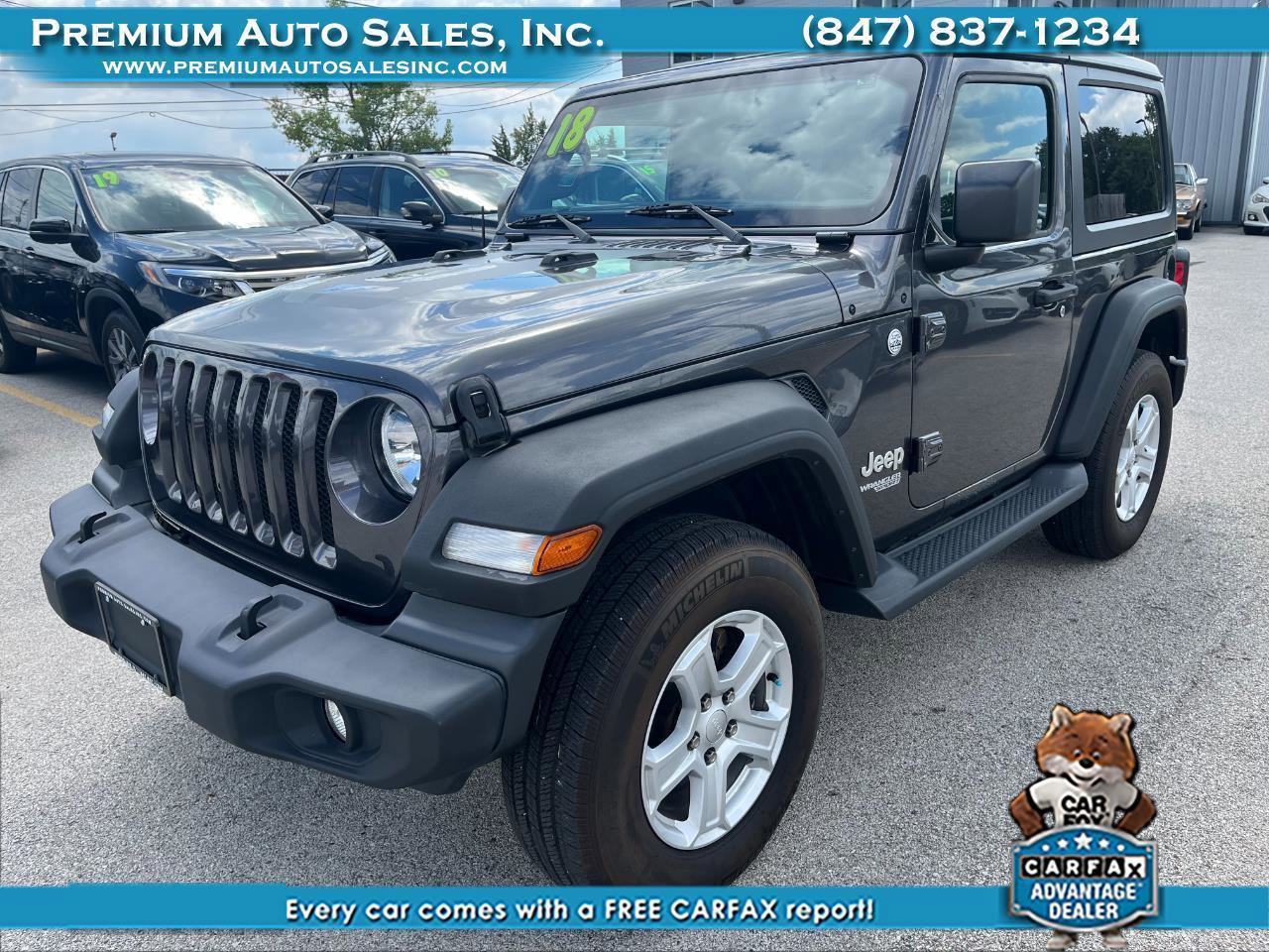 Used 2018 Jeep Wrangler Sport AWD/4WD image 1