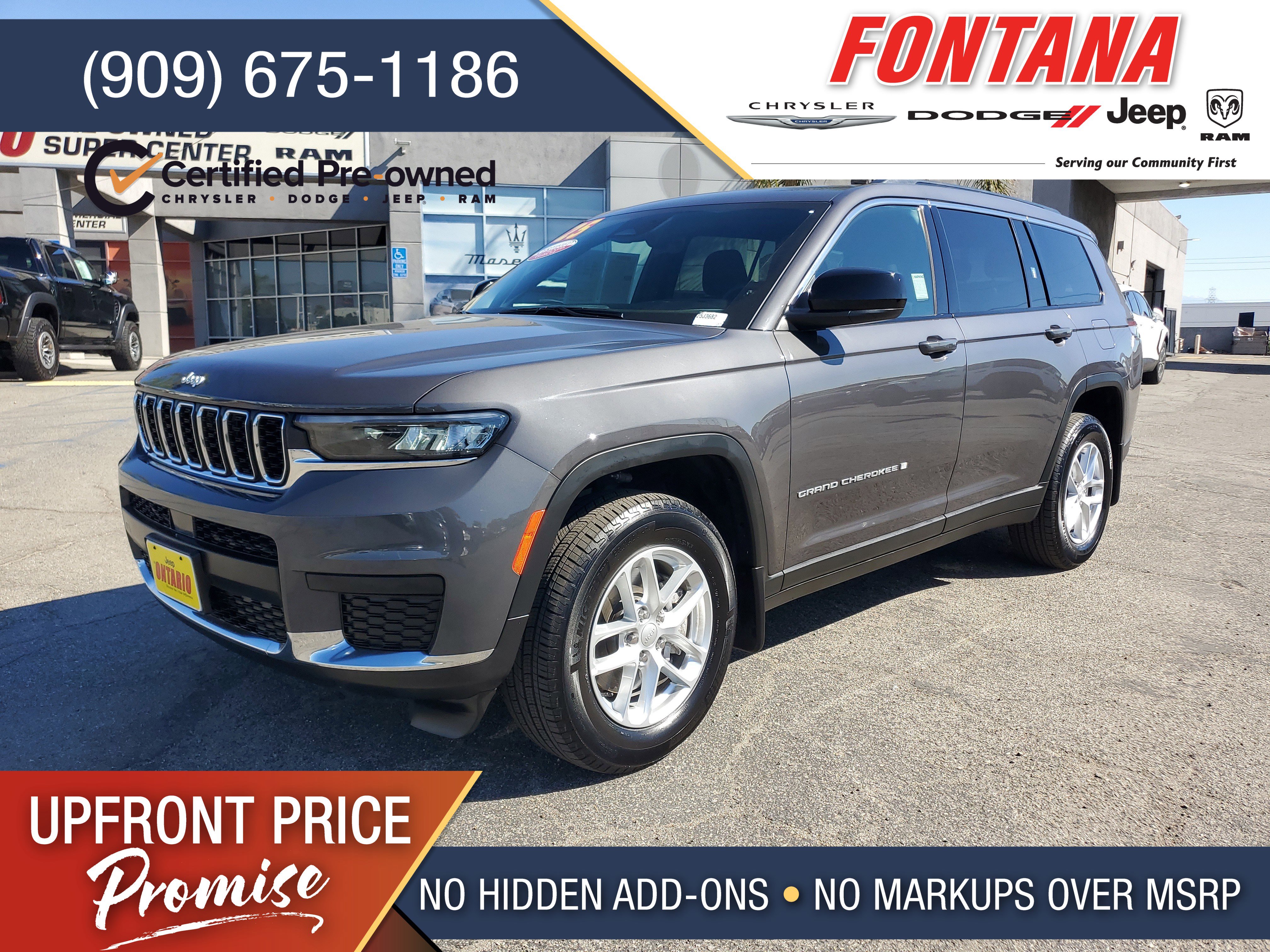 Certified 2025 Jeep Grand Cherokee L Laredo w/ MOPAR Finishing Package image 1