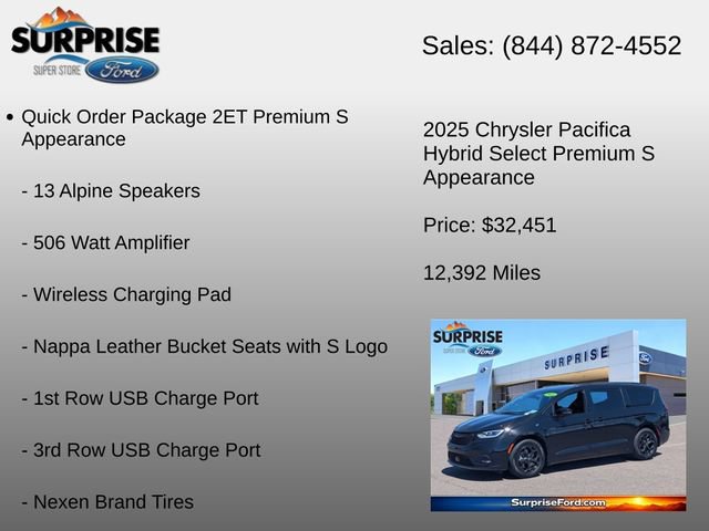 Used 2025 Chrysler Pacifica Premium FWD image 30