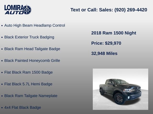 Used 2018 RAM 1500 Sport AWD/4WD image 39