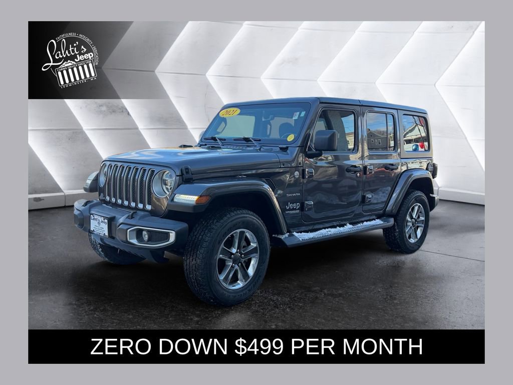 Certified 2021 Jeep Wrangler Unlimited Sahara image 1