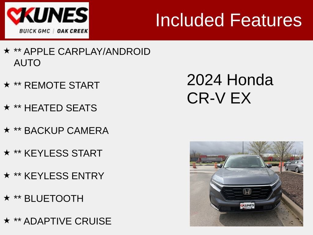 Used 2024 Honda CR-V EX image 2