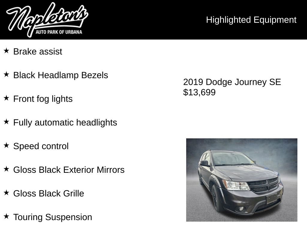 Used 2019 Dodge Journey SE w/ Connectivity Group image 7