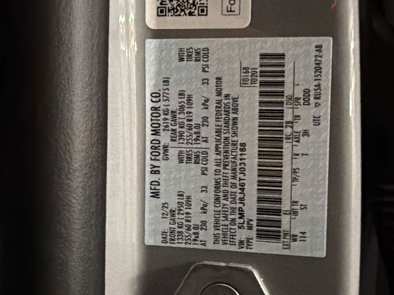 New 2026 Lincoln Nautilus Premier w/ Equipment Group 102A image 33