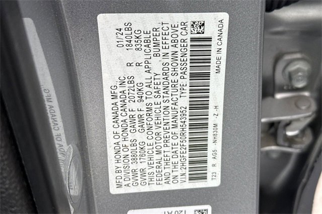 Used 2024 Honda Civic Sport image 34