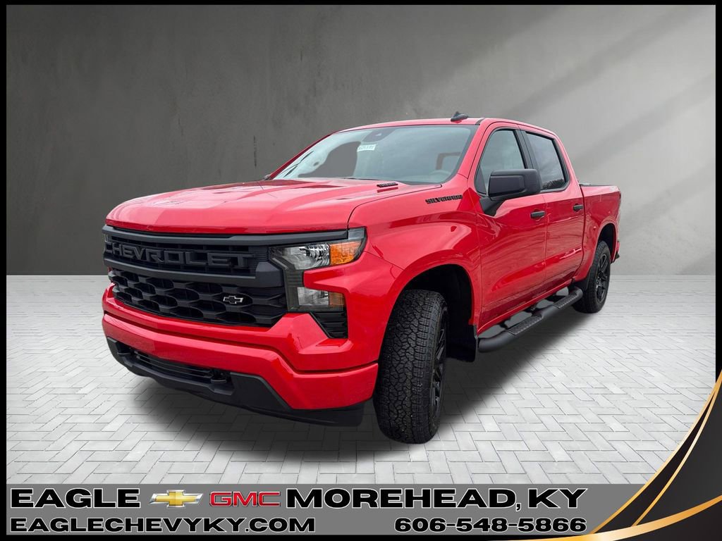 New 2026 Chevrolet Silverado 1500 Custom w/ Turbomax Blackout Package