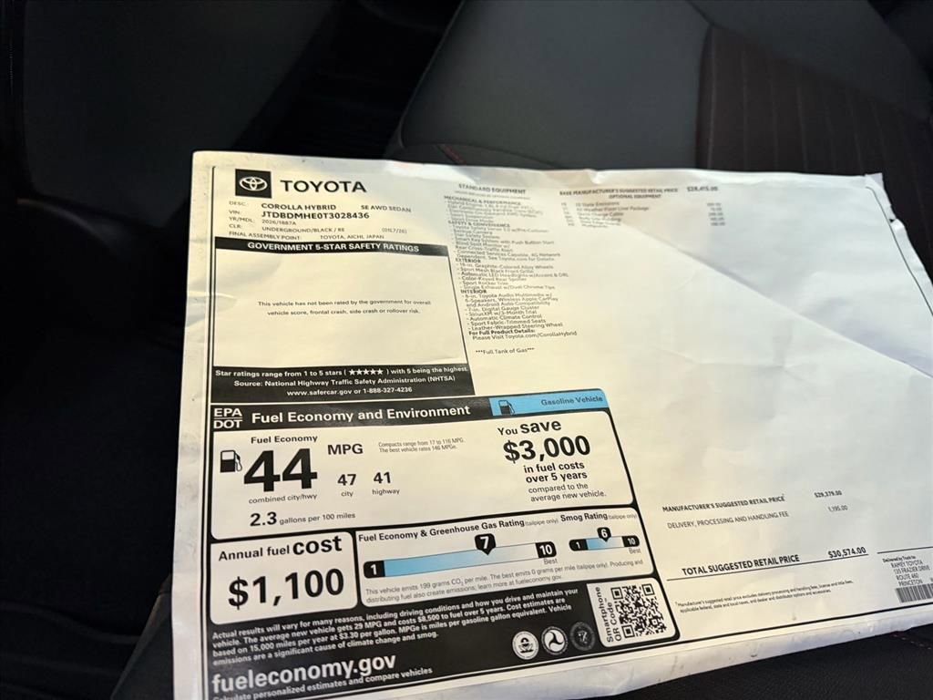 Used 2026 Toyota Corolla SE image 24