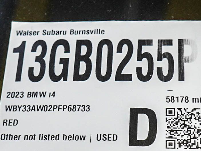 Used 2023 BMW i4 M50 w/ M Carbon Exterior Package AWD/4WD image 30