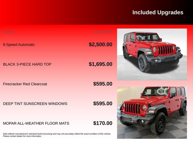 Certified 2024 Jeep Wrangler Unlimited Sport AWD/4WD image 6